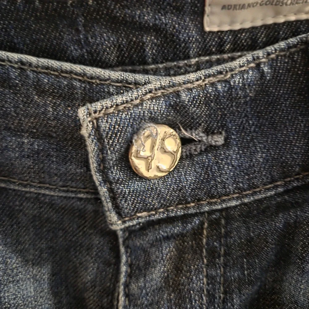 AG Adriano Goldschmied The Nikki Relaxed Skinny Jeans Dark Wash Blue Size 28R